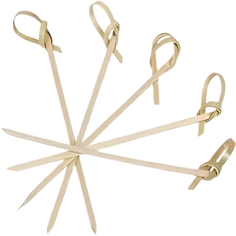 VELEXE Wooden Knot Stick Skewers
