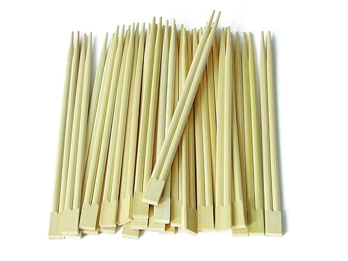 VELEXE Disposable Wooden Chopsticks| Eco-Friendly Bamboo Chopsticks for Sushi, Ramen & Noodles | Perfect for Restaurants, Takeout & Home Use