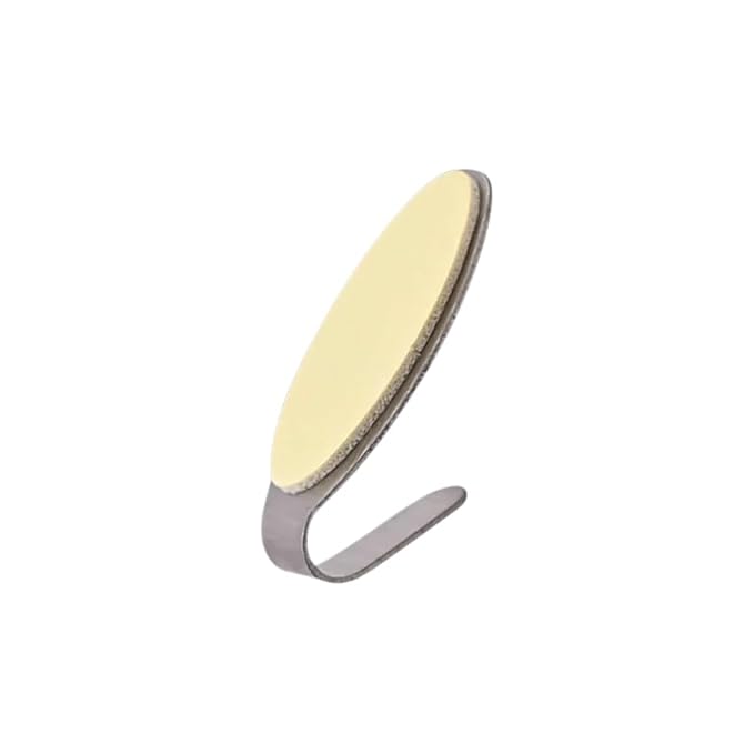 VELEXE Heavy-Duty Stainless Steel Adhesive Wall Hooks| Self-Adhesive Hooks for Kitchen, Bathroom, & Home Organization | Strong Hold up to 1 Kg, Waterproof & Oilproof
