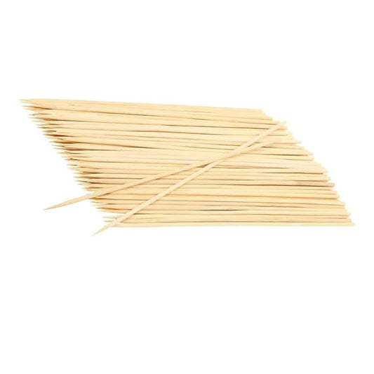 VELEXE Bamboo Skewers Sticks| BBQ Stick for Grilling Kebab, Satay & Paneer | Wooden Skewers Perfect for Indoor & Outdoor Cooking